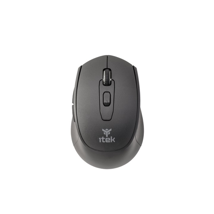 ITEK MOUSE CLK W24B WIRELESS 2.4G BLUETOOTH OTTICO 1600 DPI 6 TASTI SILENT SWITCH ERGONOMICO