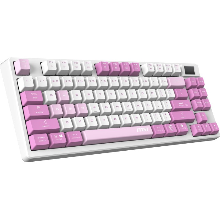 MSI GK600 WHITE DEEP PURPLE LIGHT PURPLE FORGE KEYBOARD ,ITA