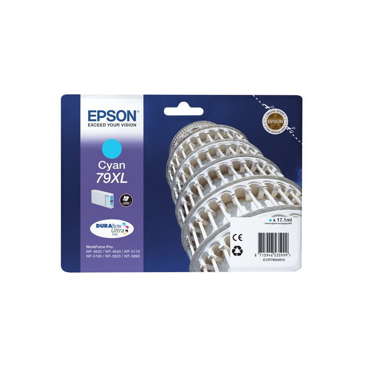 EPSON CART INK CIANO XL PER WF-5620 SERIE TORRE DI PISA