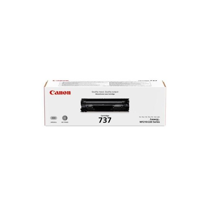 CANON TONER NERO 737 PER I-SENSYS MF211, MF212W, MF216N, MF217W, MF226DN, MF229DW