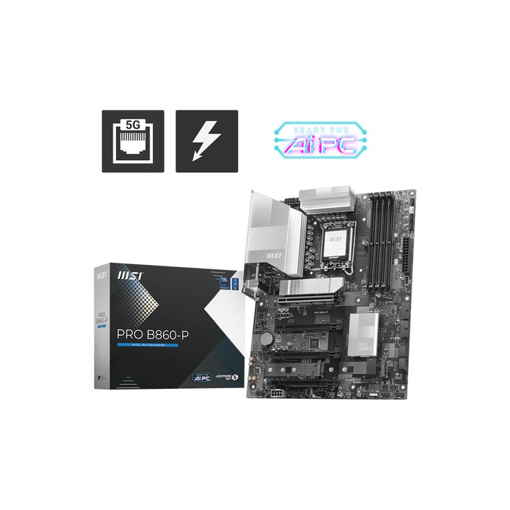 MSI MB INTEL PRO B860-P ATX DDR5, 2PCI-Ex16, 2PCI-Ex1, 4SATA3