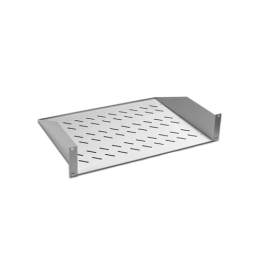 RIPIANO PER ARMADIO 19 2 UNITA PROFONDITA 550 MM. (UNIVERSALE) 2 ATTACCHI (FRONTALI) COLORE GRIGIO