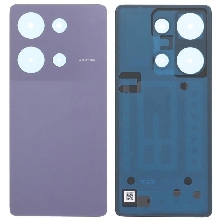 COVER POSTERIORE PER XIAOMI POCO M6 PRO 4G VIOLA ORIGINALE