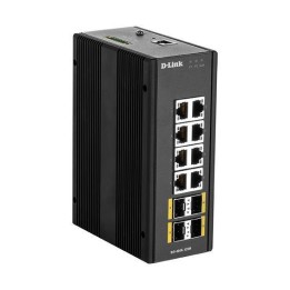 D-LINK SWITCH INDUSTRIALE 12 PORTE L2 MANAGED 8XGIGABIT BASE-T, 4X SFP