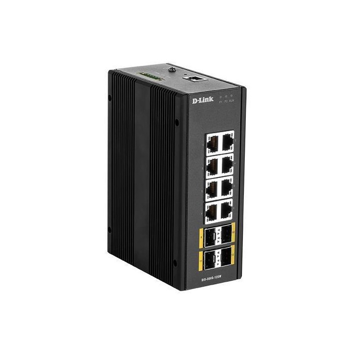 D-LINK SWITCH INDUSTRIALE 12 PORTE L2 MANAGED 8XGIGABIT BASE-T, 4X SFP