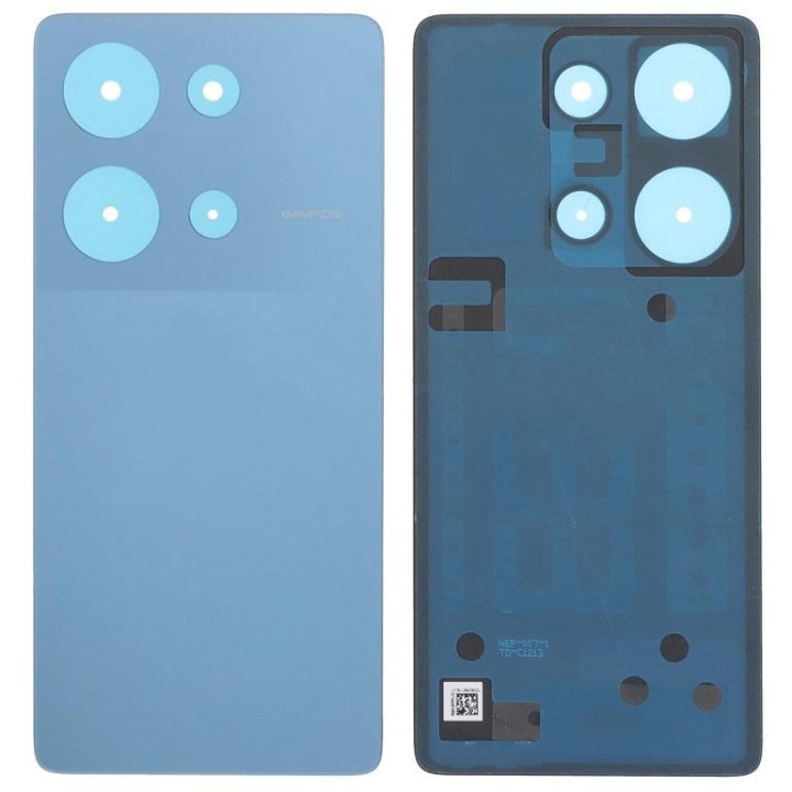 COVER POSTERIORE PER XIAOMI POCO M6 PRO 4G BLU ORIGINALE