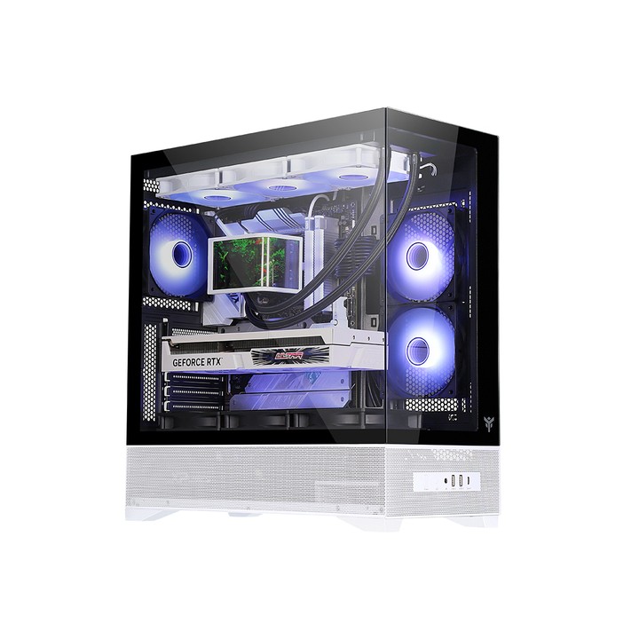 ITEK CASE SHOWBUI 37WB GAMING TOWER ATX 3x12CM ARGB FAN TYPE-C 2xUSB3.0 SIDE FRONT PANEL TEMP