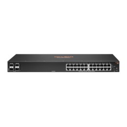 HPE SWITCH ARUBA 6100 24 PORTE 10/100/1000 + 4X 1GB/10GB SFP+