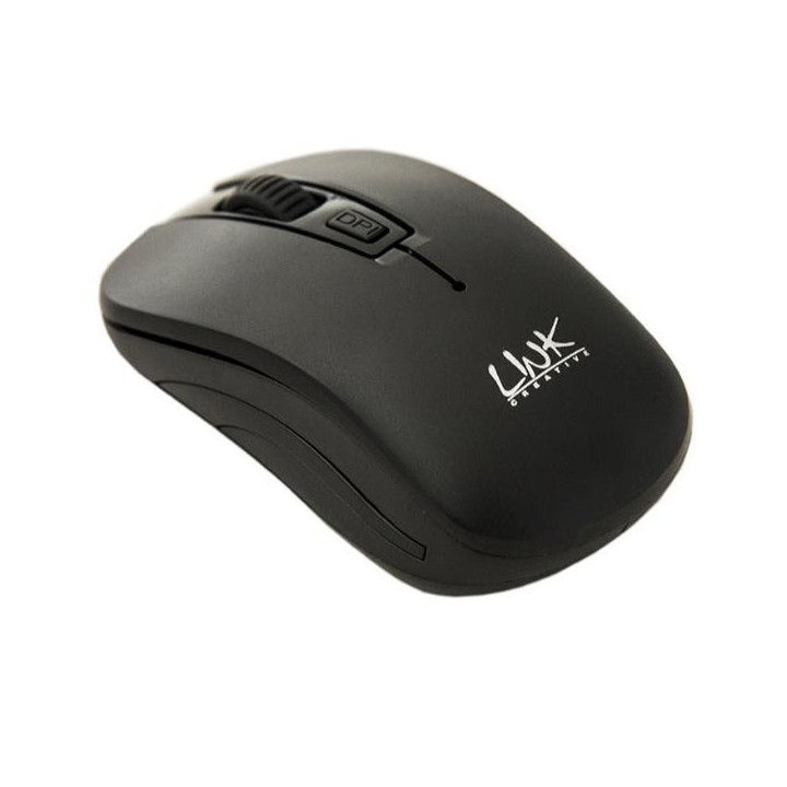 LINK MOUSE WIRELESS 3 TASTI NERO RICEVITORE USB 1000 DPI