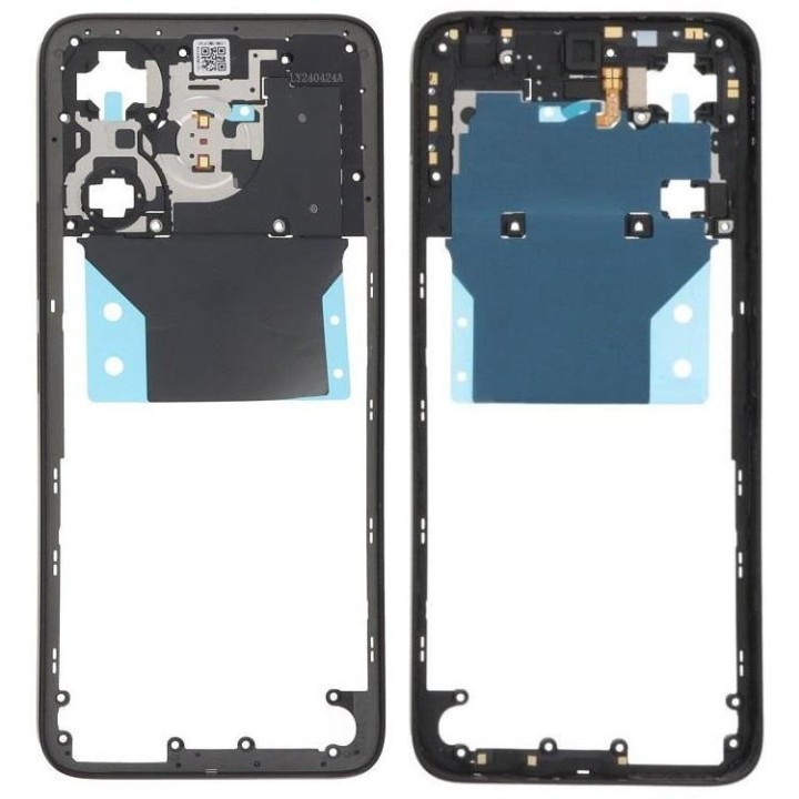 COVER CENTRALE B PER XIAOMI POCO M6 4G (2404APC5FG) NERO ORIGINALE
