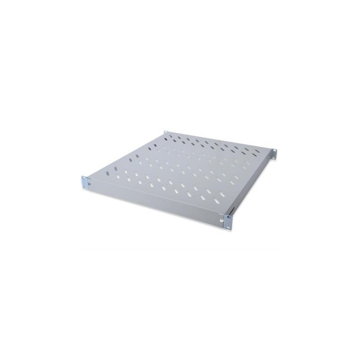 RIPIANO PER ARMADIO RACK 19 ALLUNGABILE 350 MM CON 4 AGGANCI GRIGIO