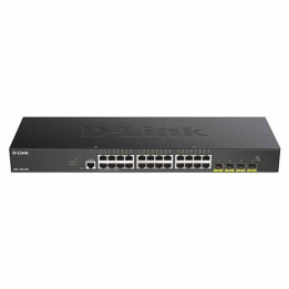 D-LINK SWITCH 28 PORTE DI CUI 24X10G BASE-T + 4X10G/25G SFP28, SMART MANAGED