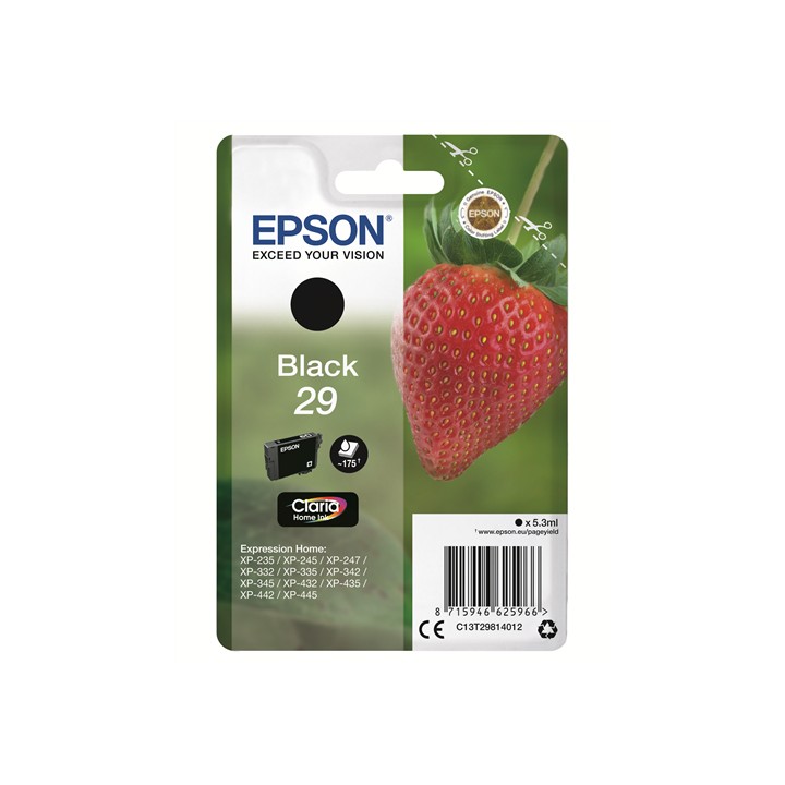 EPSON CART. INK NERO SERIE FRAGOLA