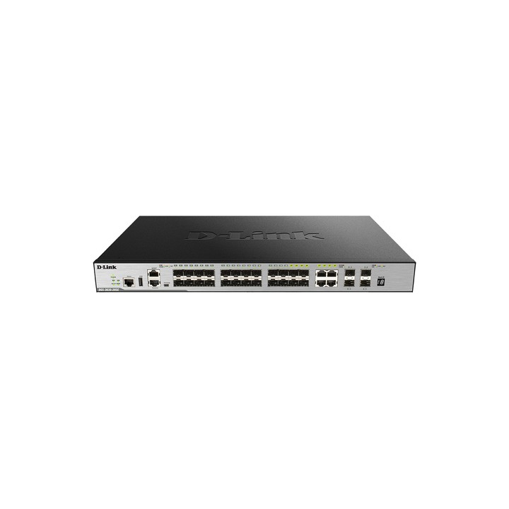 D-LINK SWITCH 28 PORTE L3 STACKABLE MANAGED GIGABIT FIBER SWITCH