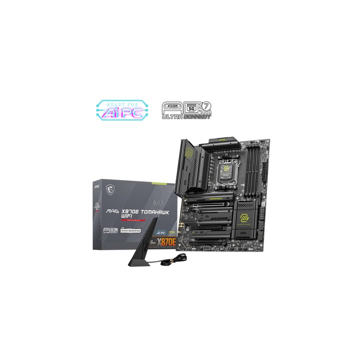 MSI MB AMD MAG X870E TOMAHAWK WIFI, ATX, AM5, DDR5, 3PCI-Ex16, 4SATA3