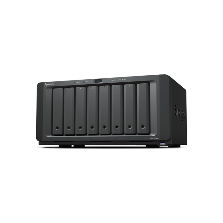 SYNOLOGY 8x 3.5" or 2.5" SATA HDD/SSD non inclusi (Serie HAT5300, SSD SAT5200, M.2 2280 NVMe SSD: Se
