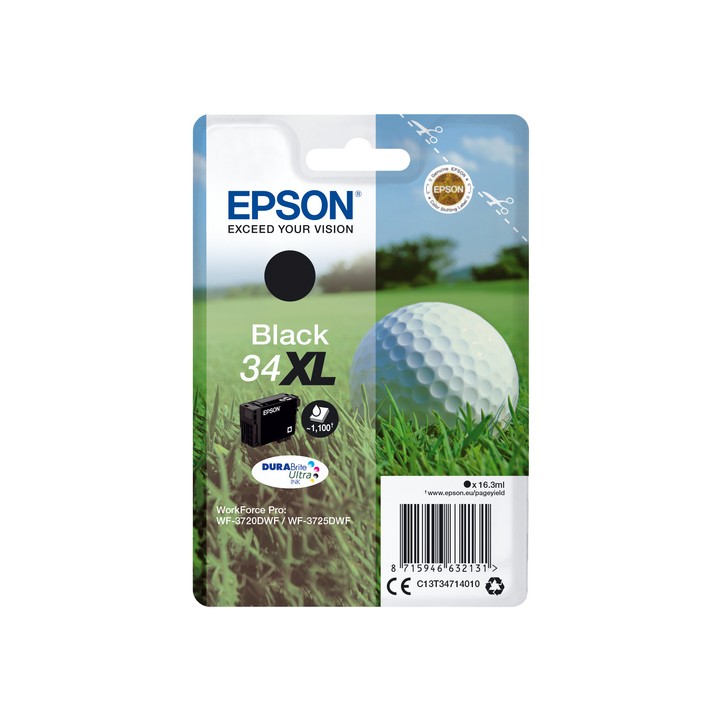 EPSON CART. INK NERO 34XL SERIE PALLINA DA GOLF