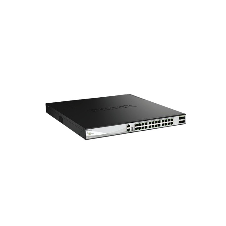 D-LINK SWTICH DXS-3130-28P, GESTITO, L3, 10G ETHERNET (100/1000/10000), SUPPORTO POWER OVER ETHERNET