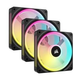 CORSAIR VENTOLA QX RGB SERIES, ICUE LINK QX120 RGB, 120MM MAGNETIC DOME RGB FAN, TRIPLE FAN KIT