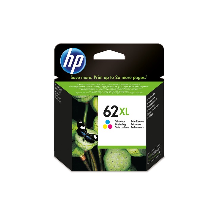 HP CART INK MULTICOLOR 62XL (CIANO MAGENTA GIALLO) 415PAG TS