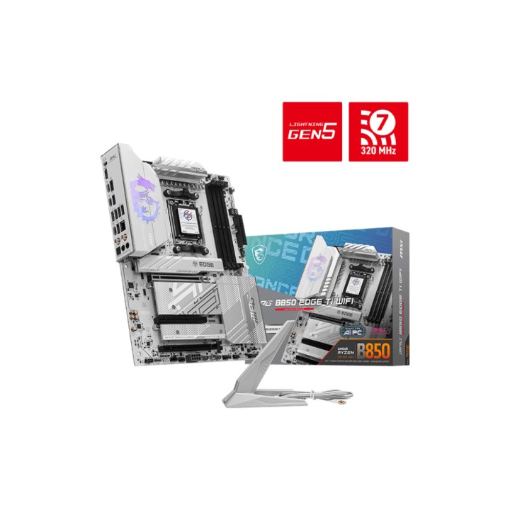 MSI MB AMD MPG B850 EDGE TI WIFI , ATX, AM5, DDR5, 3PCI-Ex16, 4SATA3