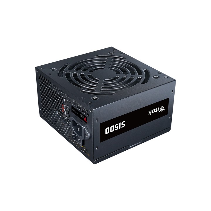 ITEK ALIMENTATORE SI500 - 500W, EFFICIENZA 80+, PFC ATTIVO, 12CM SILENT FAN