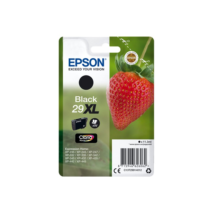 EPSON CART. INK NERO 29XL SERIE FRAGOLA