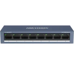 SWITCH HIKVISION 10/100 CASE METALLICO - SOHO 8 10/100M RJ45 PORTS, DESKTOP STEEL CASE UNMANAGED