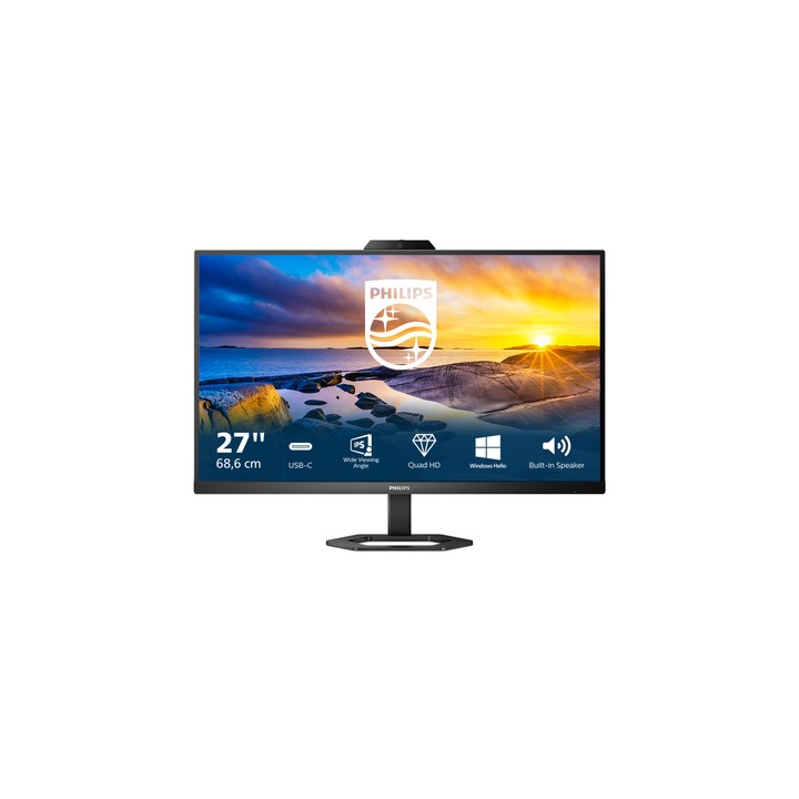 PHILIPS MONITOR 27 LED IPS 16:9 QHD 1MS 300 CDM, HDMI / DP PIVOT, USB-C, WEBCAM, MULTIMEDIALE