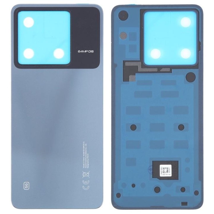COVER POSTERIORE PER XIAOMI POCO X6 5G (23122PCD1G 23122PCD1I) BLU OR.