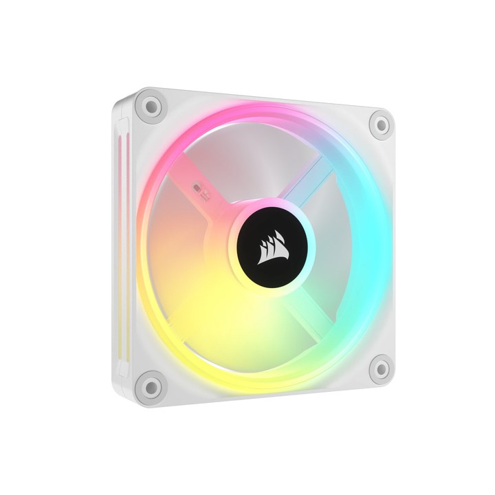 CORSAIR VENTOLA QX RGB SERIES, ICUE LINK QX120 RGB WHITE, 120MM MAGNETIC DOME RGB FAN, TRIPLE FAN KI