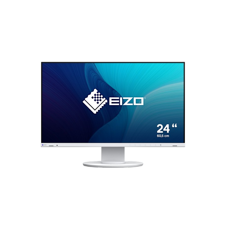 EIZO MONITOR 23,8 LED IPS 16:9 FHD 5MS 350 CDM, PIVOT, HUB USB, DP/HDMI, FLEXSCAN EV2400R-WT, BIANCO, GAR 7 ANNI
