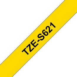 BROTHER NASTRO 12MM NERA/GIALLO ADES RESIS