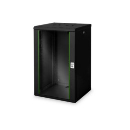 ARMADIO RACK 19 A PARETE 20U, UNIQUE 998X600X600 MM, COLORE NERO (RAL 9005)