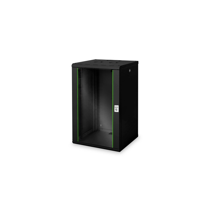 ARMADIO RACK 19 A PARETE 20U, UNIQUE 998X600X600 MM, COLORE NERO (RAL 9005)