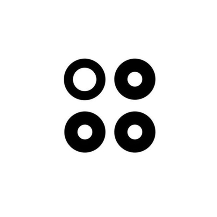 SET 4 PEZZI VETRO DI CAMERA PER XIAOMI POCO X6 PRO 5G (2311DRK48G 231.