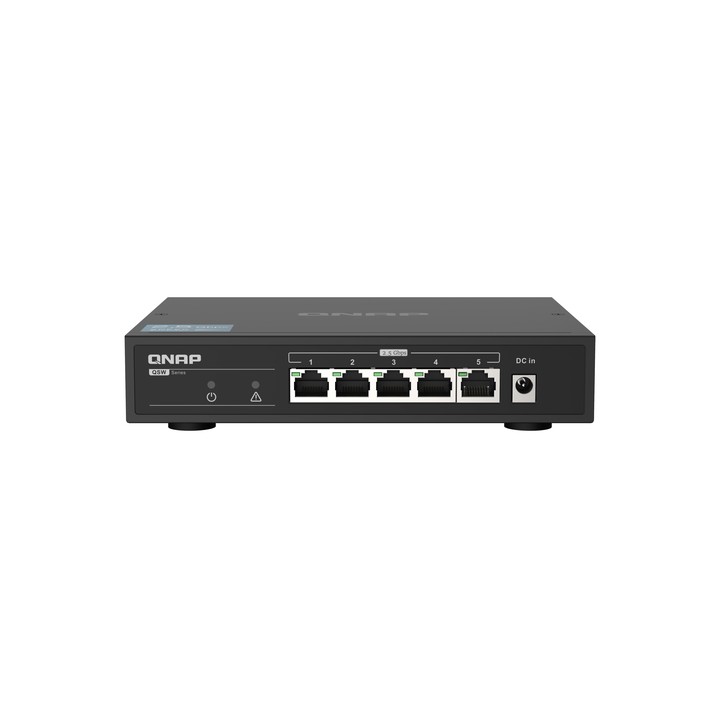 QNAP SWITCH QSW-1105-5T 5P 2.5GBPS, CON RJ45