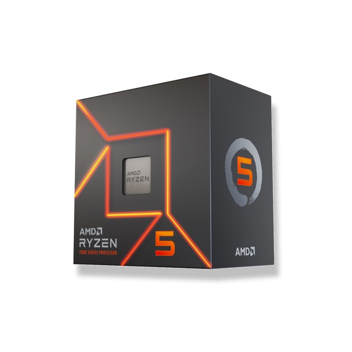 AMD CPU RYZEN 5 7400, AM5, 3.33GHz 6 CORE, 16MB CACHE, BOX