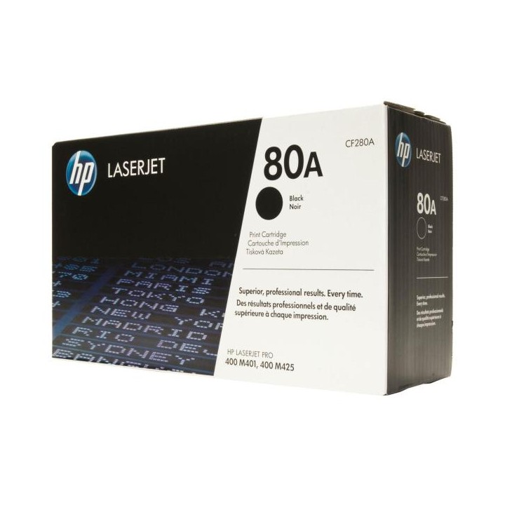 HP TONER NERO PER M401/M425 2700PAG, 80A
