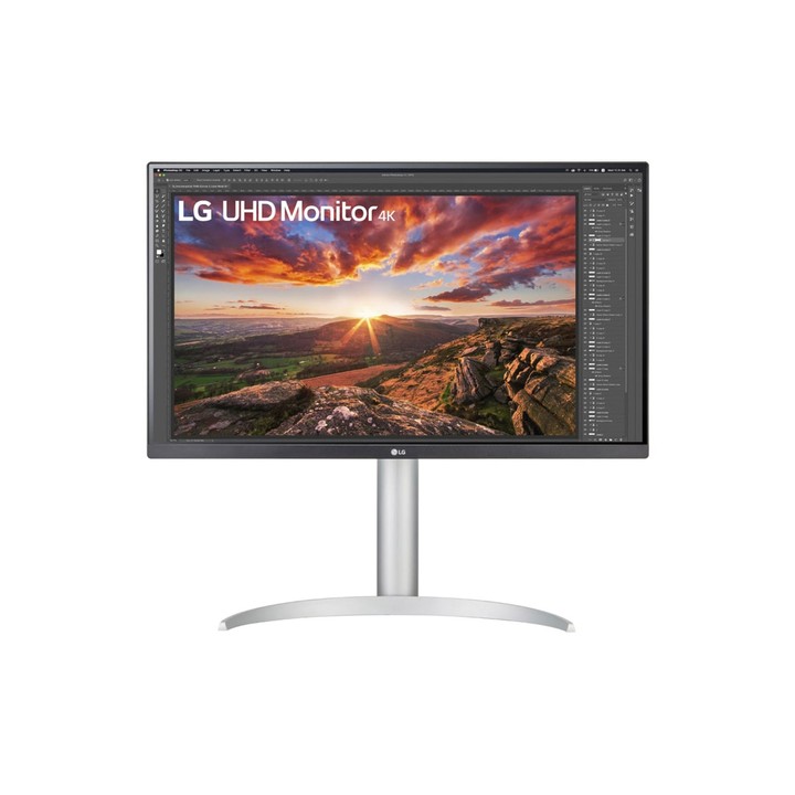 LG MONITOR 27 LED IPS 4K UHD 16:9 5MS 300 CDM, PIVOT, DP/HDMI, MULTIMEDIALE, BIANCO