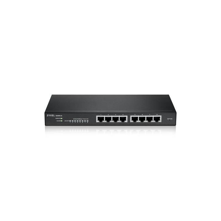 ZYXEL SWITCH MANAGED NEBULAFLEX 8 PORTE GIGABIT, IPV6, VLAN, SENZA VENTOLE, DESKTOP