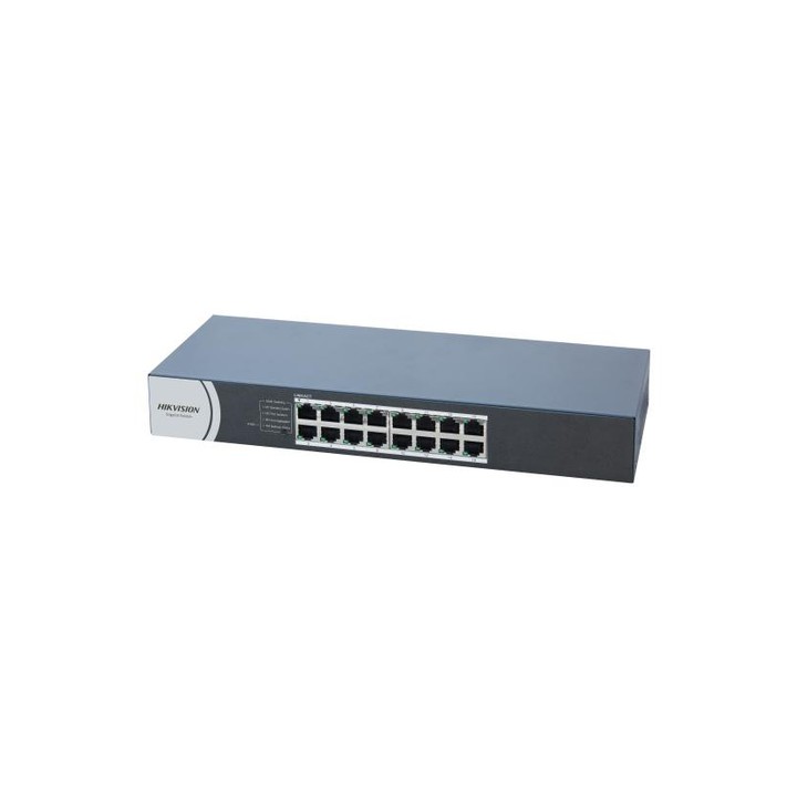 HIKVISION SWITCH GIGABIT CASE METALLICO - SOHO 16 PORTS