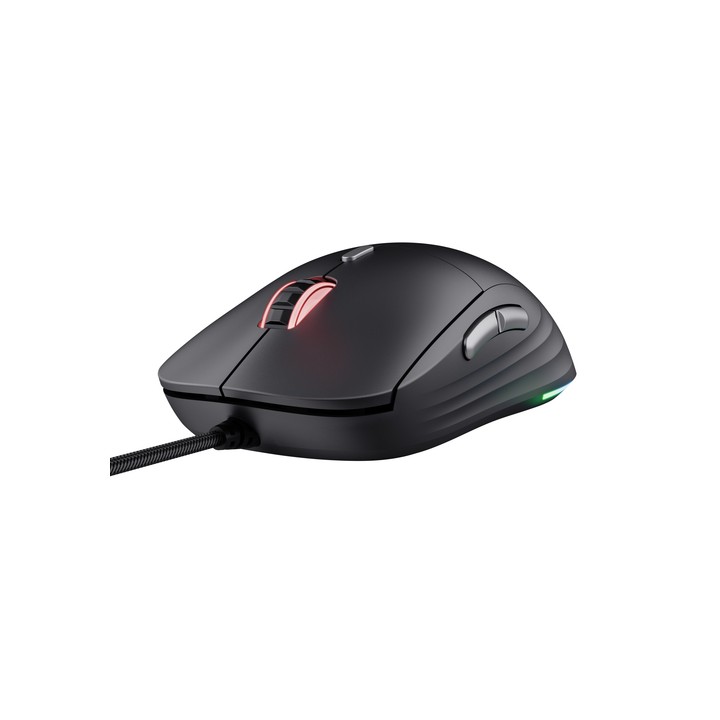 TRUST MOUSE GAMING RGB CABLATO ULTRA LEGGERO 10.000DPI - PLASTICA RICICLATA 55 - GXT 925 REDEX II -