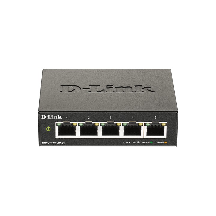 D-LINK SWITCH 5 PORTE GIGABIT MANAGED