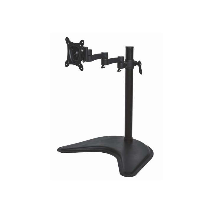 BRACCIO DA TAVOLO CON BASE PER VIDEO FINO A 15 KG DA 13 A 27 FINO A VESA 100X100 CON TRE SNODI