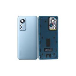 COVER POSTERIORE PER XIAOMI 12 PRO (2201122C 2201122G) BLU ORIGINALE