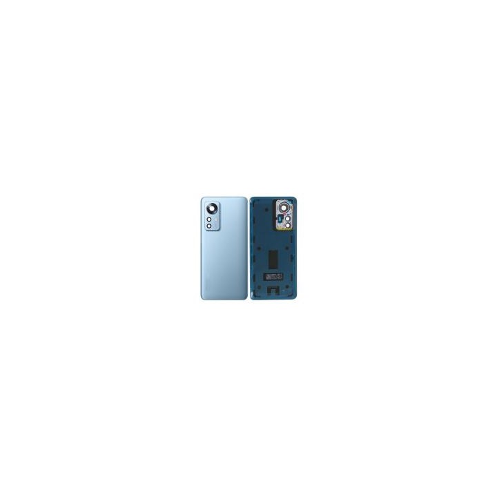 COVER POSTERIORE PER XIAOMI 12 PRO (2201122C 2201122G) BLU ORIGINALE