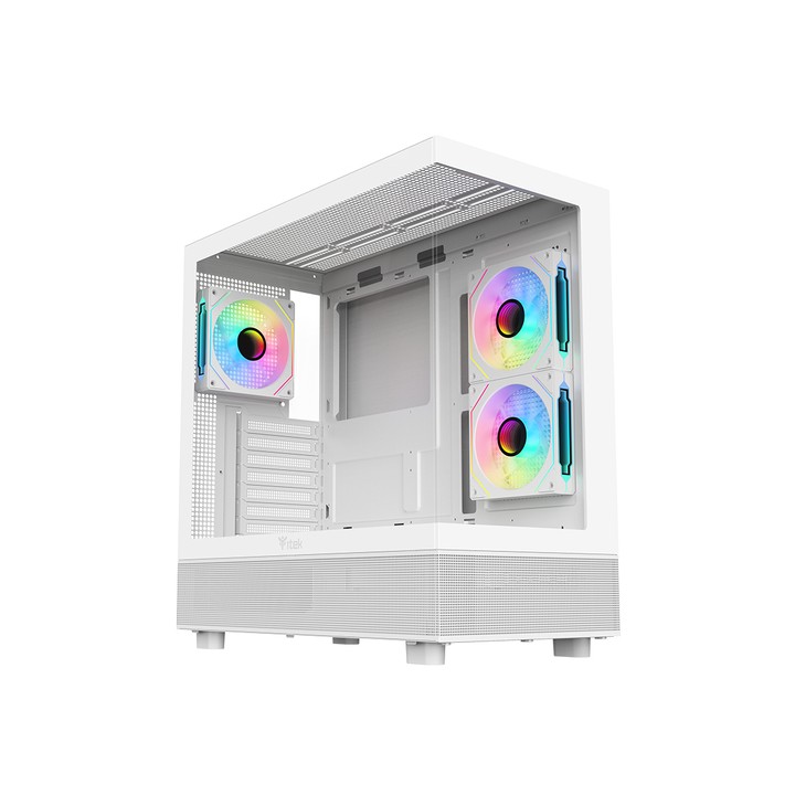 ITEK CASE SHOWBUI 42W, GAMING TOWER, ATX, 3X12CM ARGB FAN, 2XUSB3, TYPE-C, SIDE FRONT PANEL TEMP