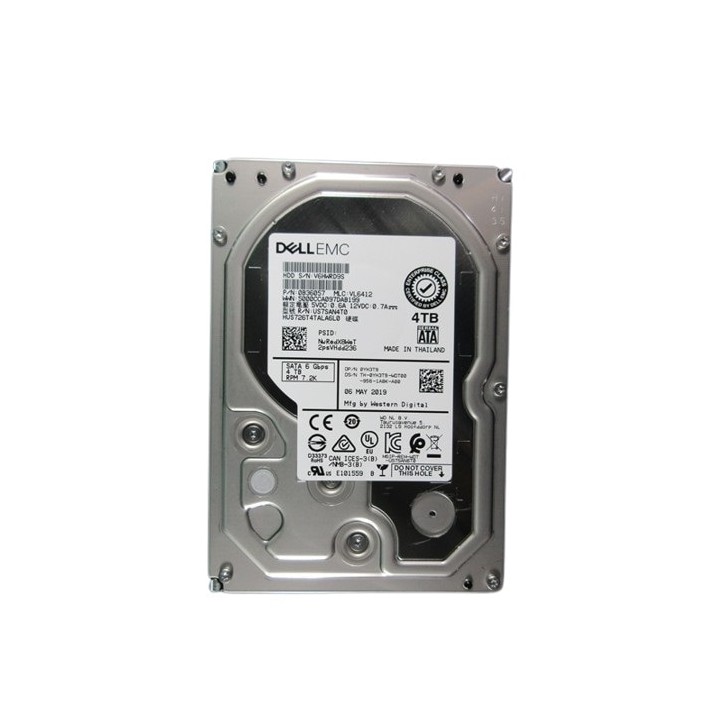 DELL TECHNOLOGIES 4TB HARD DRIVE SATA 6GBPS 7.2K RPM 512N 3.5IN CK