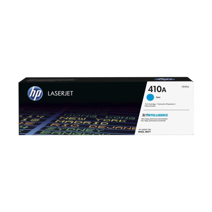 HP TONER CIANO 2300PAG PER LJ PRO M452 M477, 410A